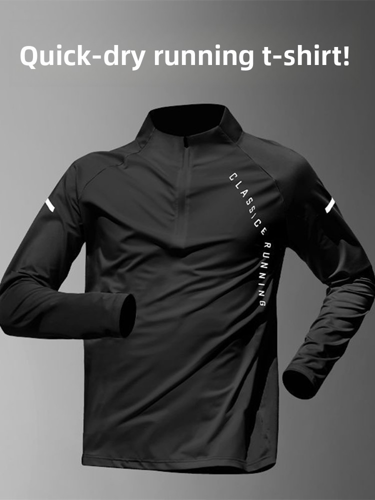 Running Gear Outdoor - Camiseta Masculina de Treino de Manga