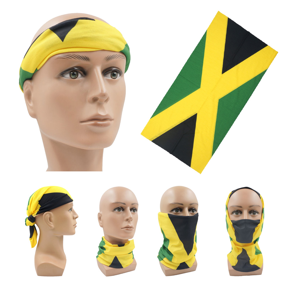 Running Gear Outdoor - Respirável correndo máscara facial cachecóis bandeira