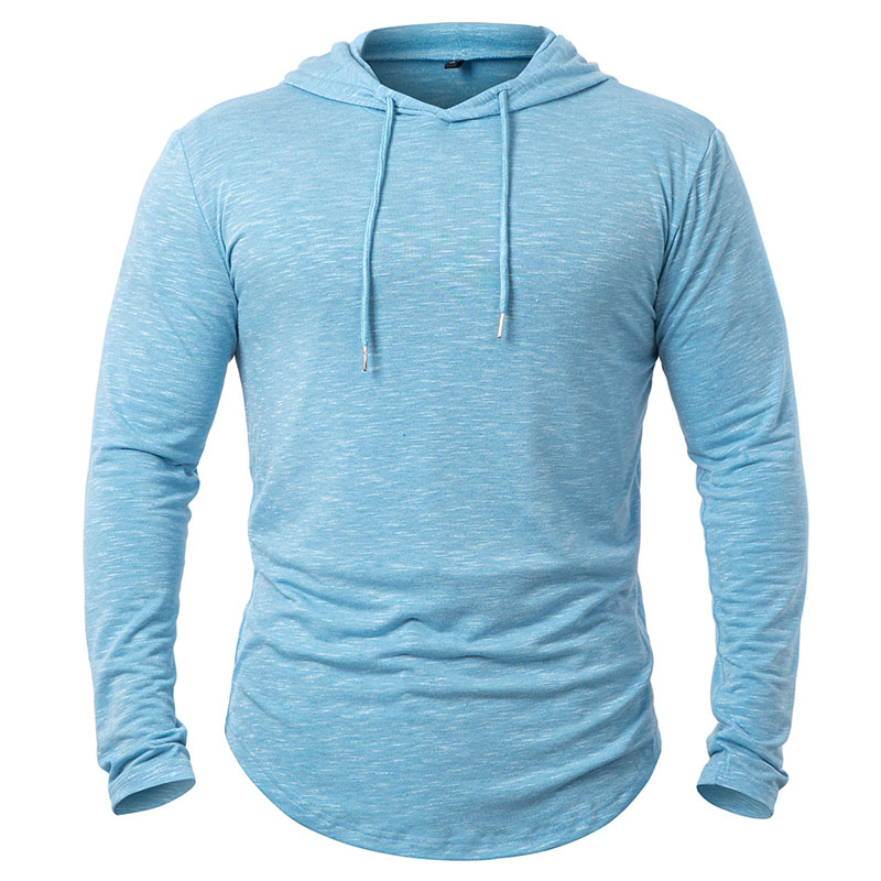 Hoodies atléticos leves mascul - Running Gear Long Sleeve avaliação e preço