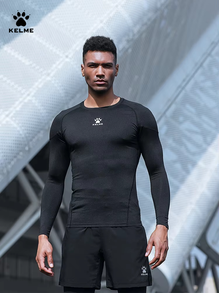 Kelme masculino ao ar livre co - Running Gear Long Sleeve avaliação e preço