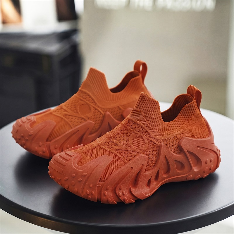 Tênis Masculino Laranja Slip-o - Running Gear On avaliação e preço