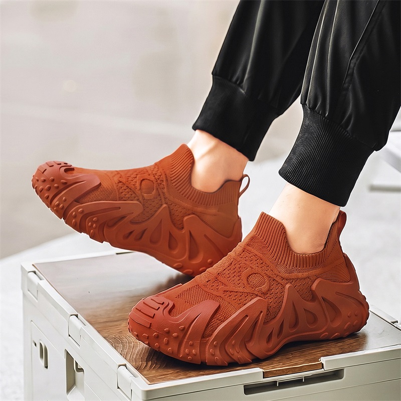 Tênis Masculino Laranja Slip-o - Running Gear On avaliação e preço