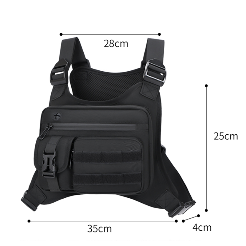 Bolsa Tática de Peito Masculin - Running Gear Outdoor avaliação e preço