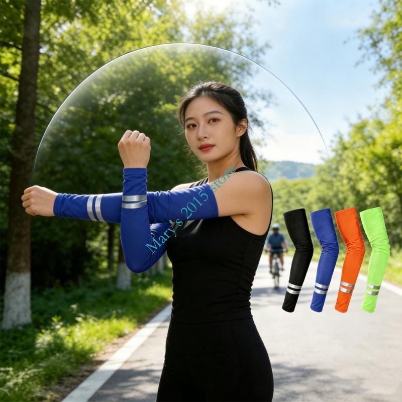Par mangas braço solar reflexi - Running Gear Outdoor avaliação e preço