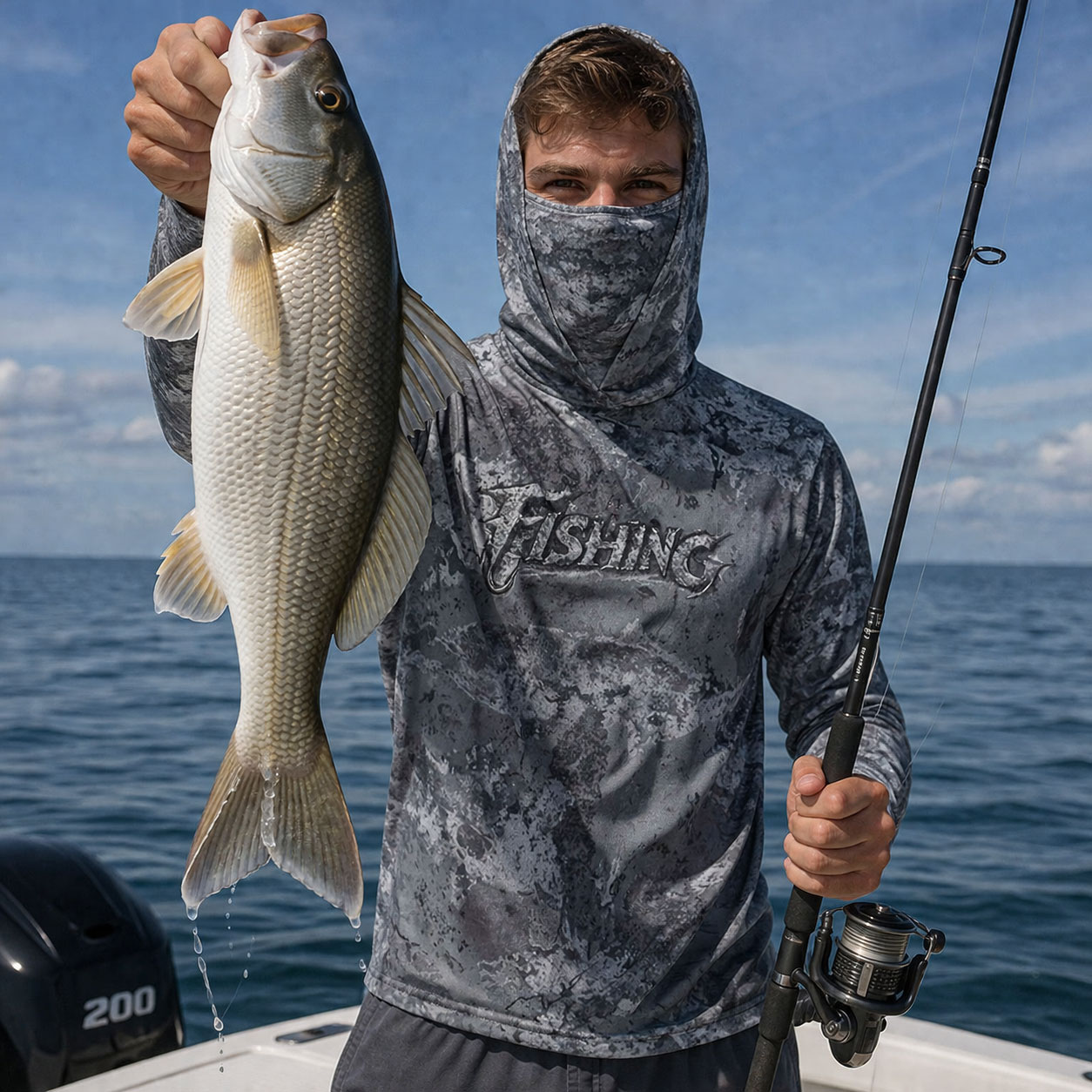 Camiseta de Pesca com Capuz UP - Running Gear Outdoor avaliação e preço