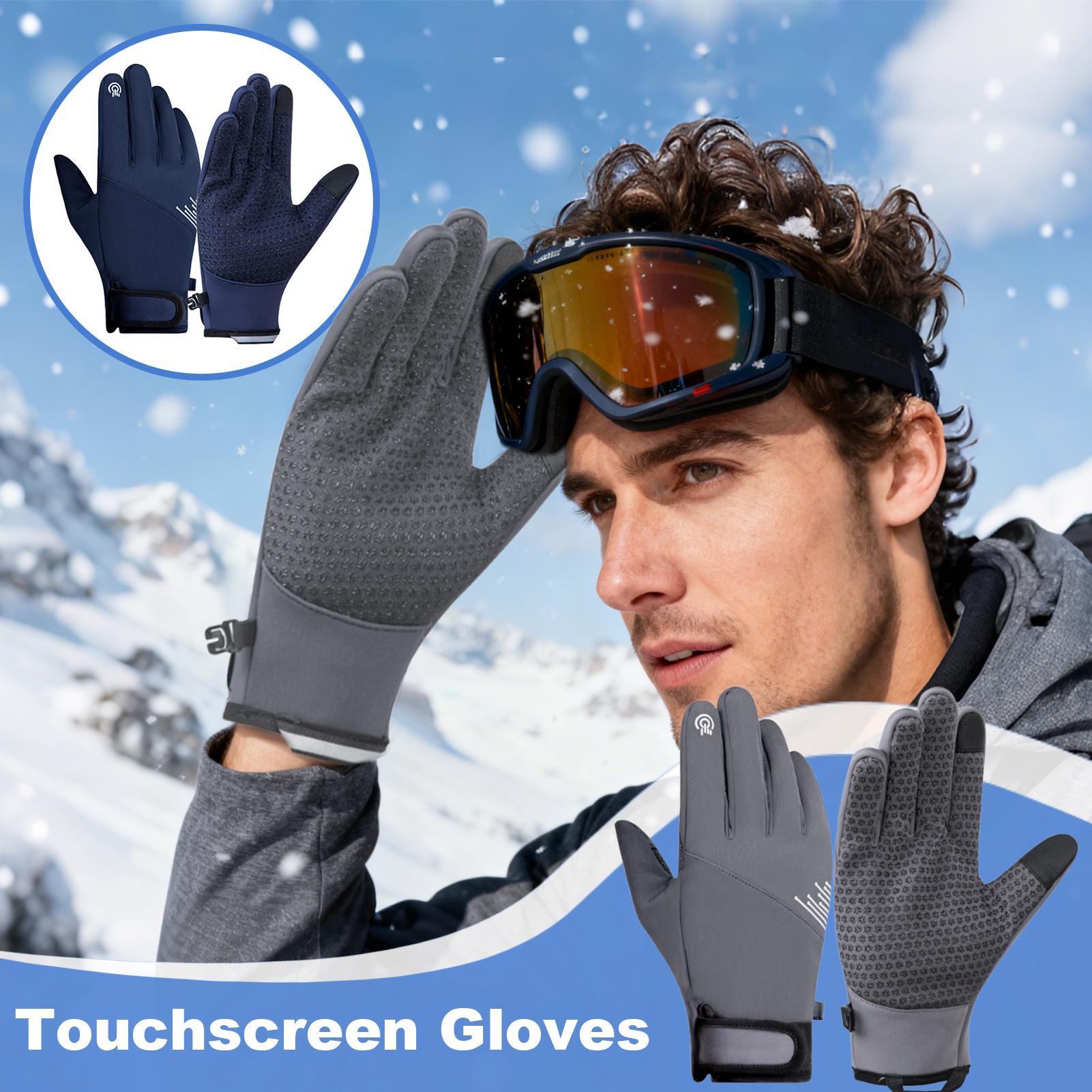 Luvas de inverno masculinas, à - Running Gear For Cold Weather avaliação e preço