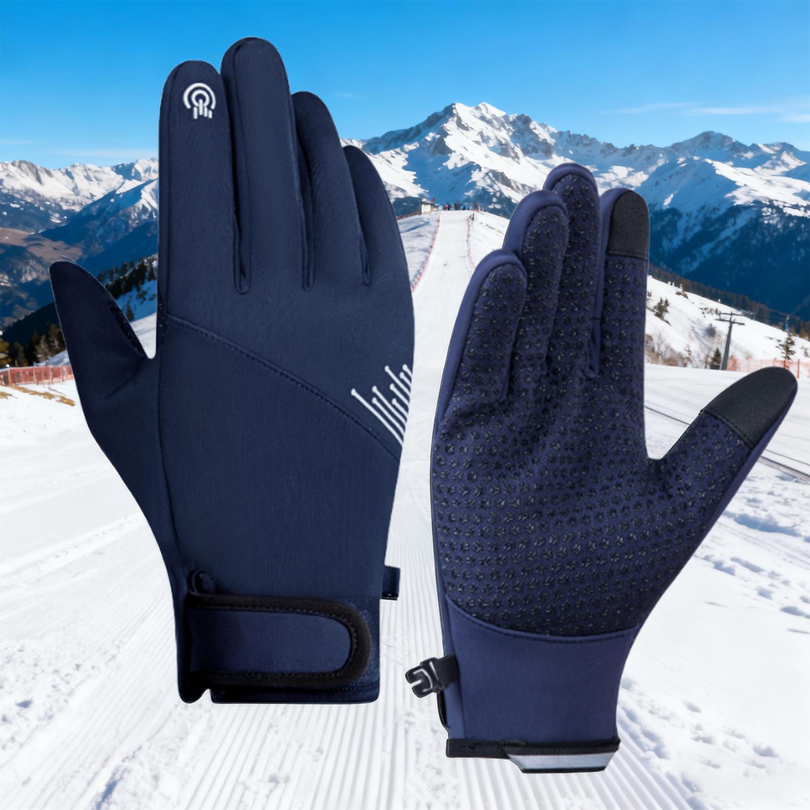 Luvas de inverno masculinas, à - Running Gear For Cold Weather avaliação e preço
