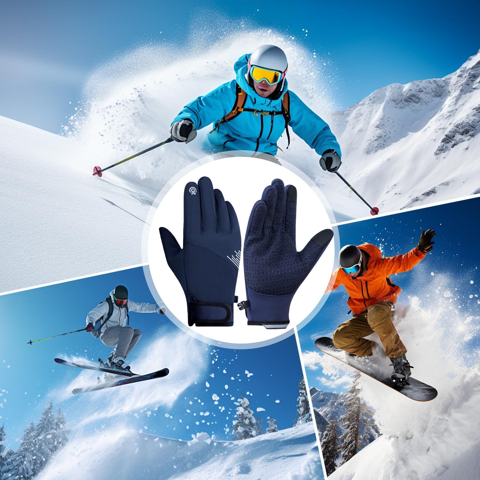 Luvas de inverno masculinas, à - Running Gear For Cold Weather avaliação e preço