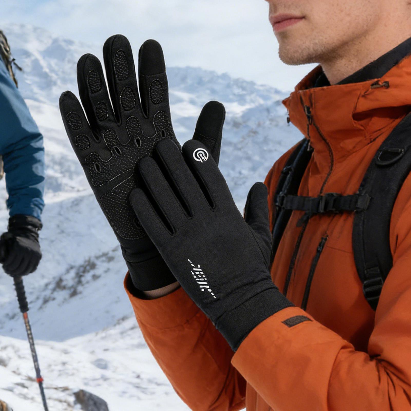 Luvas de ciclismo quentes dedo - Running Gear For Cold Weather avaliação e preço